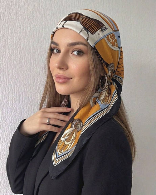 اسكارف تركي ستان مربع 65×65 سم